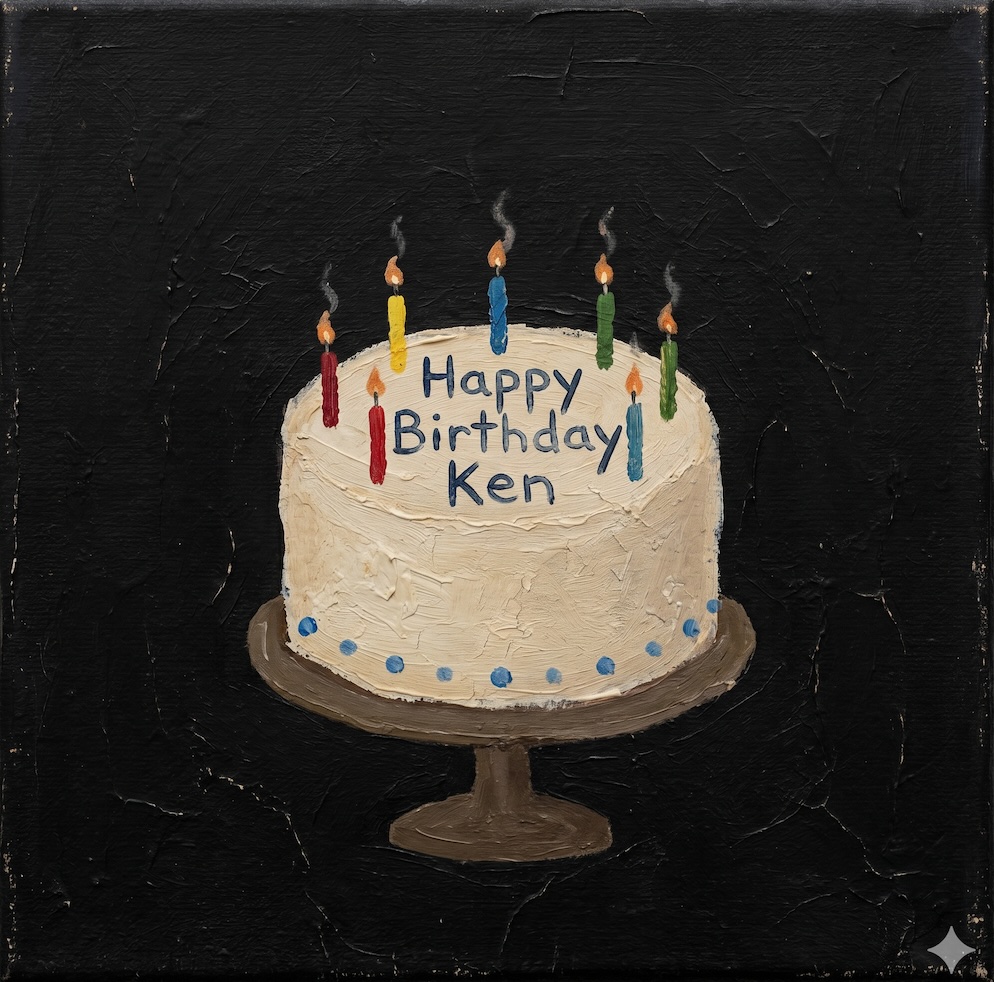 AI generated birthday cake